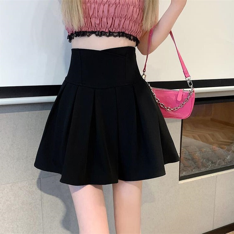 High-Waisted Fishbone Skirt for Women, Unique Design, A-Line Short Skirt, Flattering for Petite Figures, White Pleated Skirt, Umbrella Skirt High-Waisted Fishbone Skirt for Women, Unique Design, A-Line Short Skirt, Flattering for Petite Figures, White Pleated Skirt, Umbrella Skirt