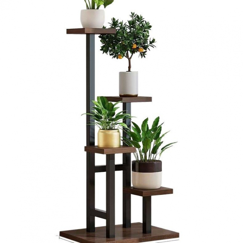 可動バルコニー花棚リビングルーム床置き鉄製収納ラック多層植木鉢ブラケット多肉植物棚|undefined