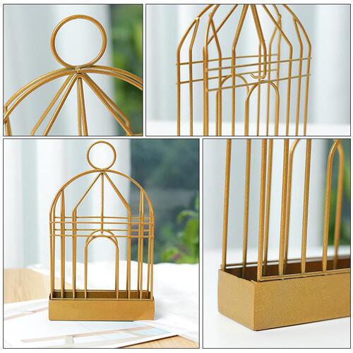 Birdcage Mosquito Repellent Repellent Shelf Ornaments Creative Hanging Coil Incense Burner Household Iron Gold Metal Mosquito Repellent Repellent Box Connecting Ash Plate