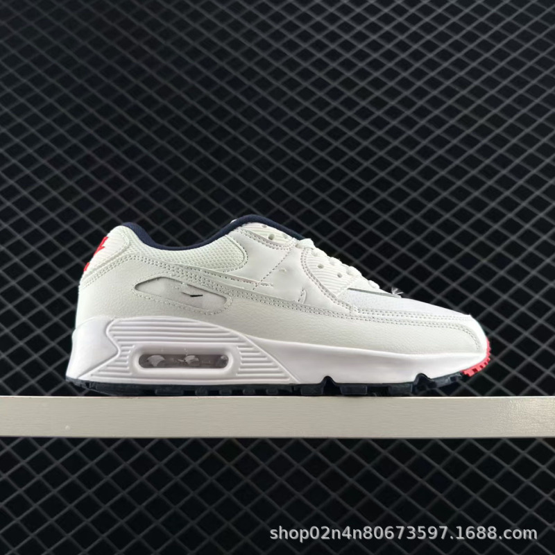クロスボーダー MAX90 初代ロートップエアクッションランニングシューズ男性と女性のファッションスポーツ白靴後足エアクッションカップルシューズ|undefined