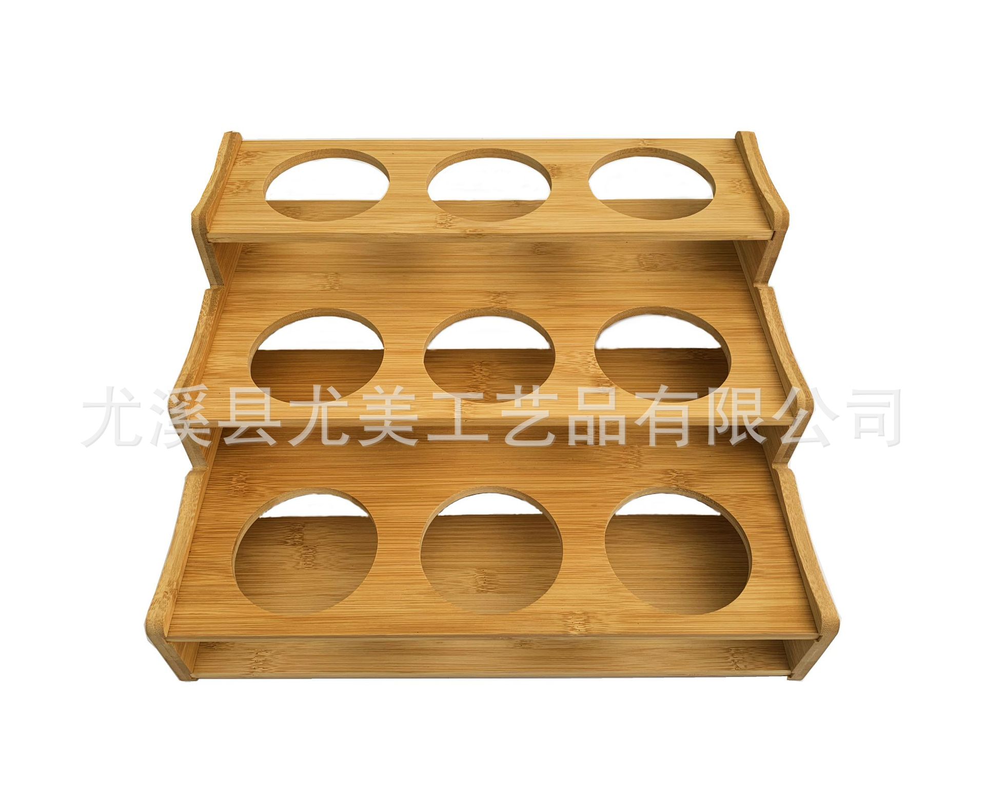 Portavasos de bala de bambú estante de copa de vino blanco espíritus portavasos separador de vino estante traje de almacenamiento de taza estante