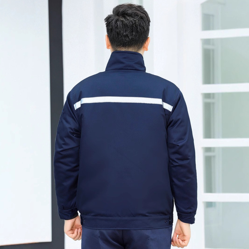 冬季工作服防寒棉棉衣加厚劳保服工厂车间厂服工装印字加厚棉服|undefined