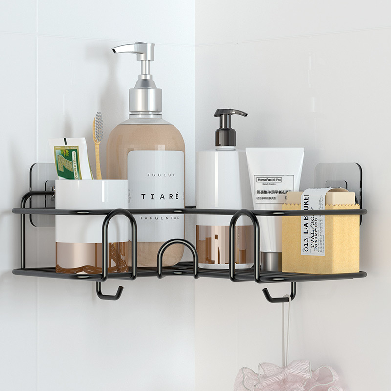 Baño Rack de almacenamiento Punch-libre montado en la pared baño Baño pared triángulo lavabo baño almacenamiento