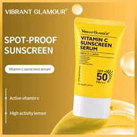Трансграничный солнцезащитный крем с витамином С SPF50 + водостойкий изоляционный крем UV P + Увлажняющий Осветляющий солнцезащитный лосьон оптом