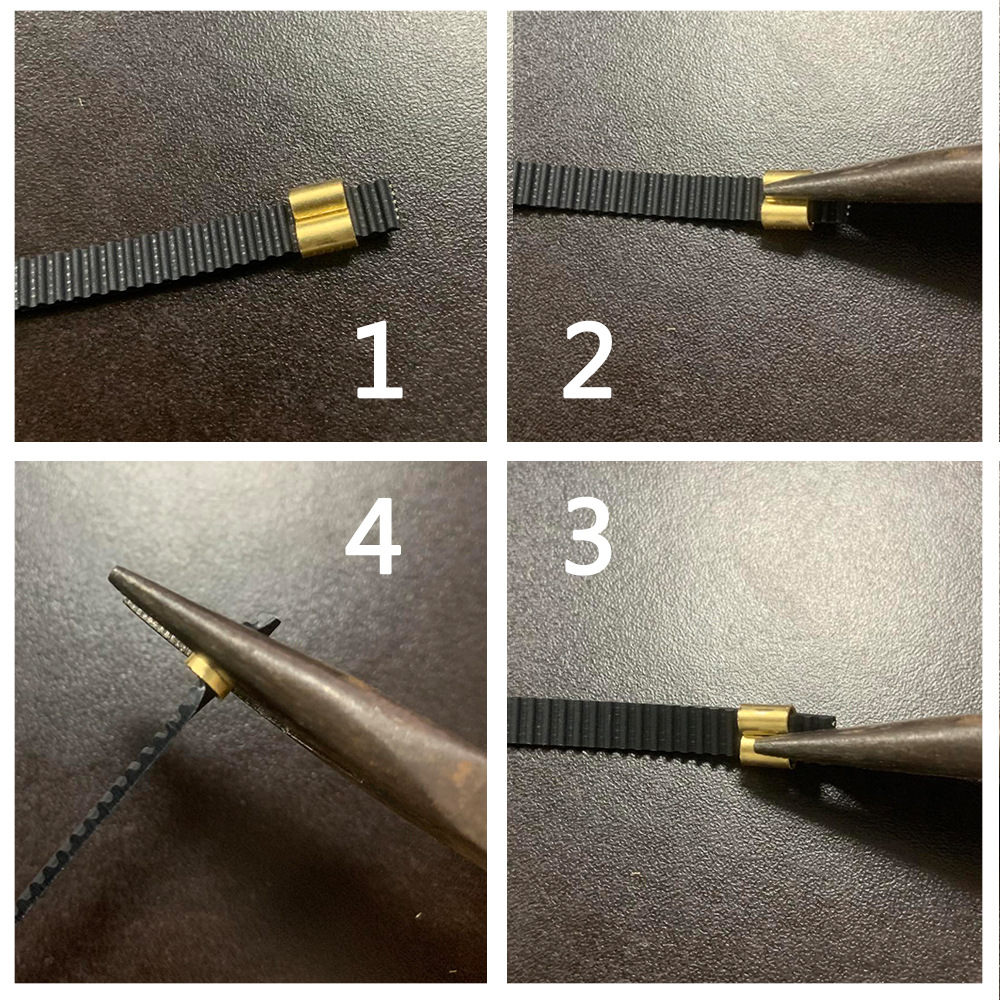 3D打印機同步帶銅扣固定端子 6mm皮帶端子 Ender3系列同步帶配件