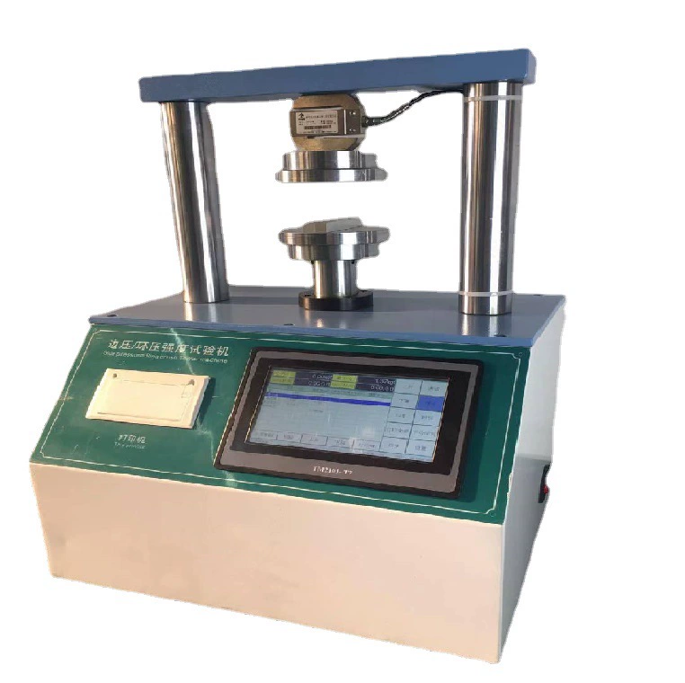 Машина для испытания прочности на сжатие на боковой стороне картонной бумаги интеллектуальная машина для испытания на прочность на сжатие картона оптовая продажа