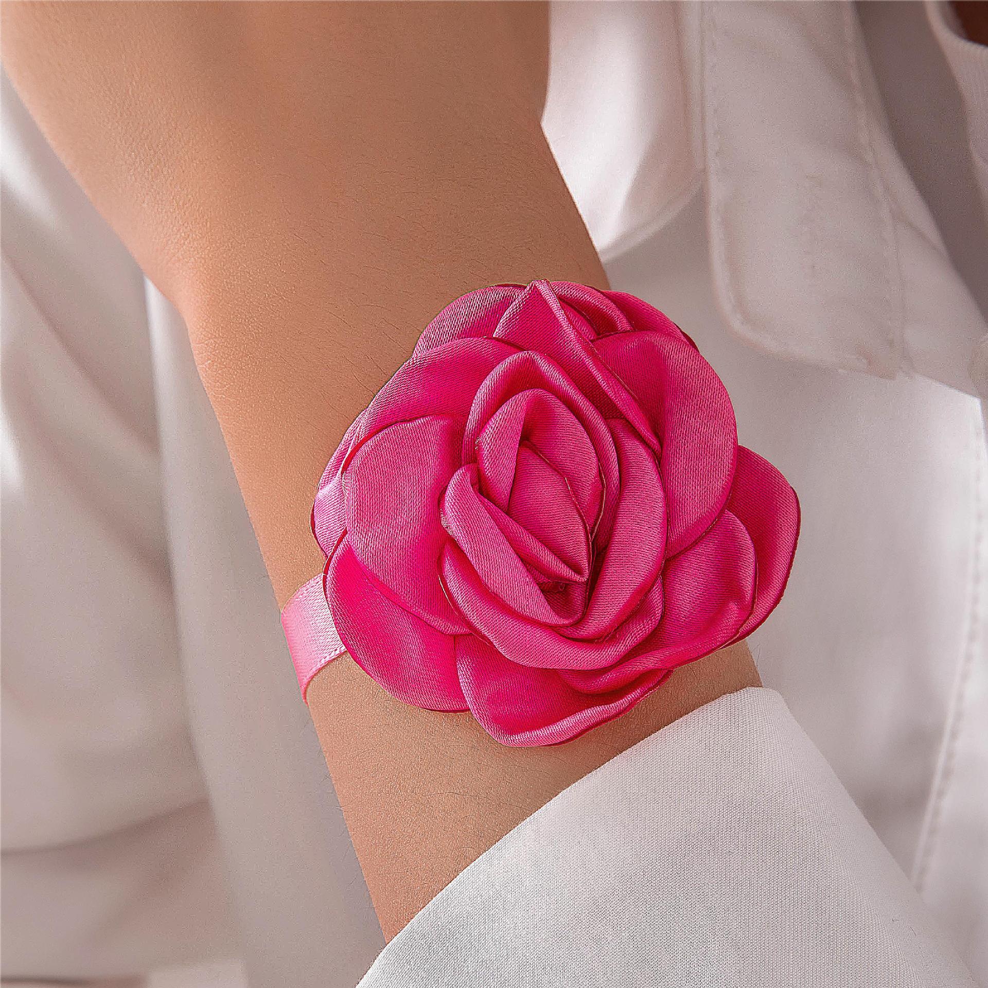 Collar de perlas de moda transfronteriza europea y americana collar de encaje blanco mariposa collar geométrico tela flor clavícula cadena