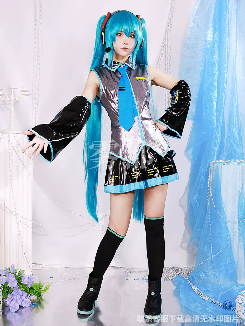 雾都虚拟偶像cos服公式服漆皮cosplay女装二次元动漫少女JK服全套