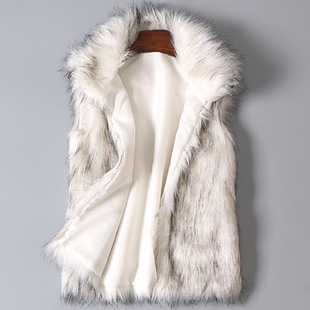 Autumn and Winter Imitation Fur Vest, Slim Fit Fur Artificial Fur Short Vest, Trendy Fur Vest