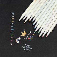 金属油漆笔火漆印章专用笔15色涂鸦上色记号笔绘画模板上色笔