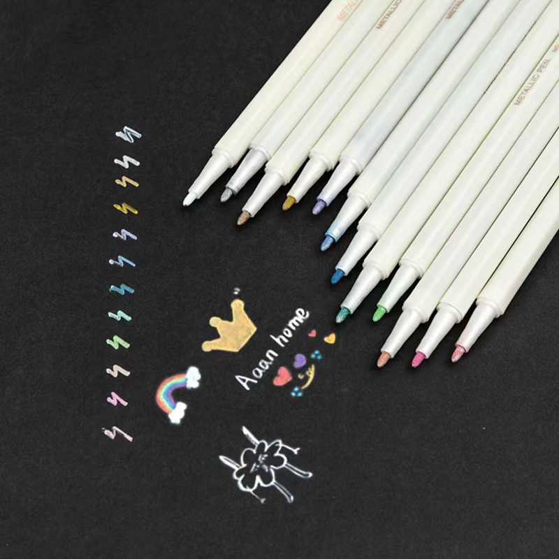 Pluma de pintura de metal pluma especial para sello de pintura de fuego graffiti de 15 colores marcador Plantilla de pintura para colorear pluma para colorear