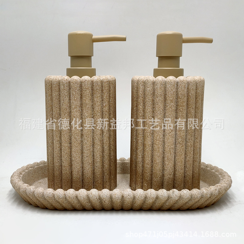 Baño de resina de cuatro piezas cepillo de dientes titular suministros de baño conjunto simple moda baño suministros traje de lavado