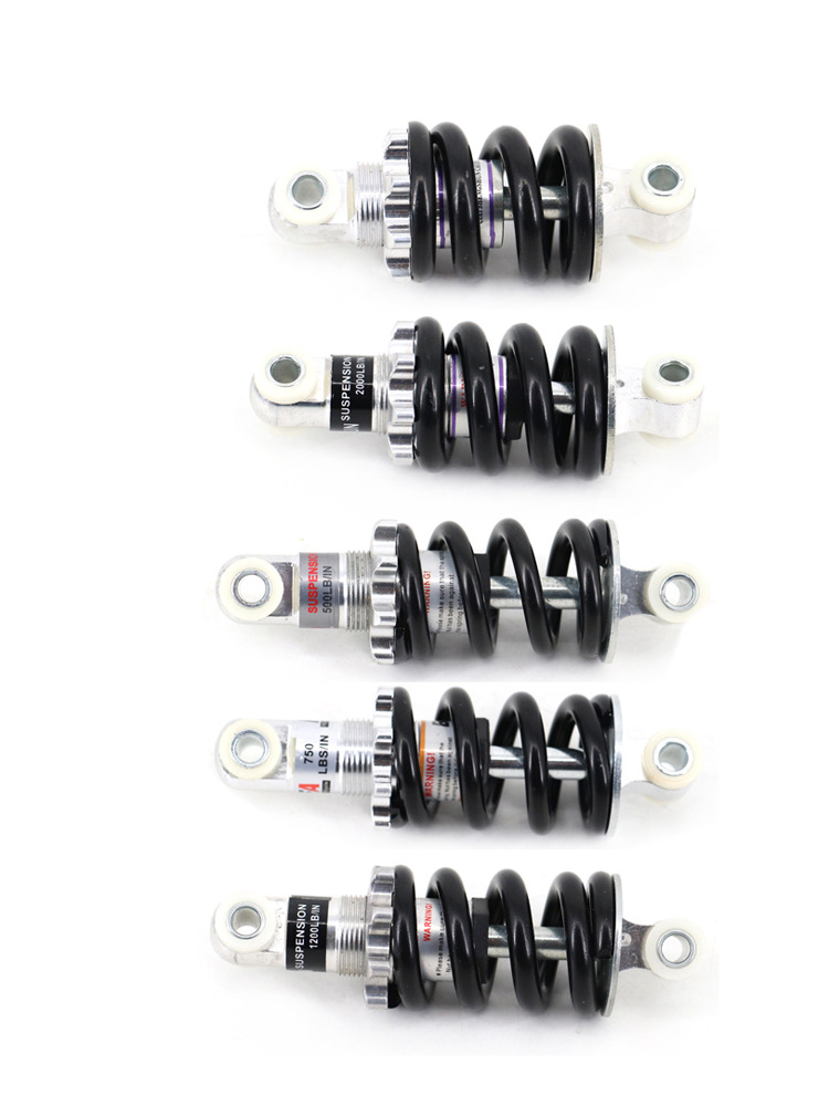 Factory Wholesale Electric Vehicle Accessories Scooter Shock Absorber Folding Car Motorcycle Spring Front and Rear Shock Absorber