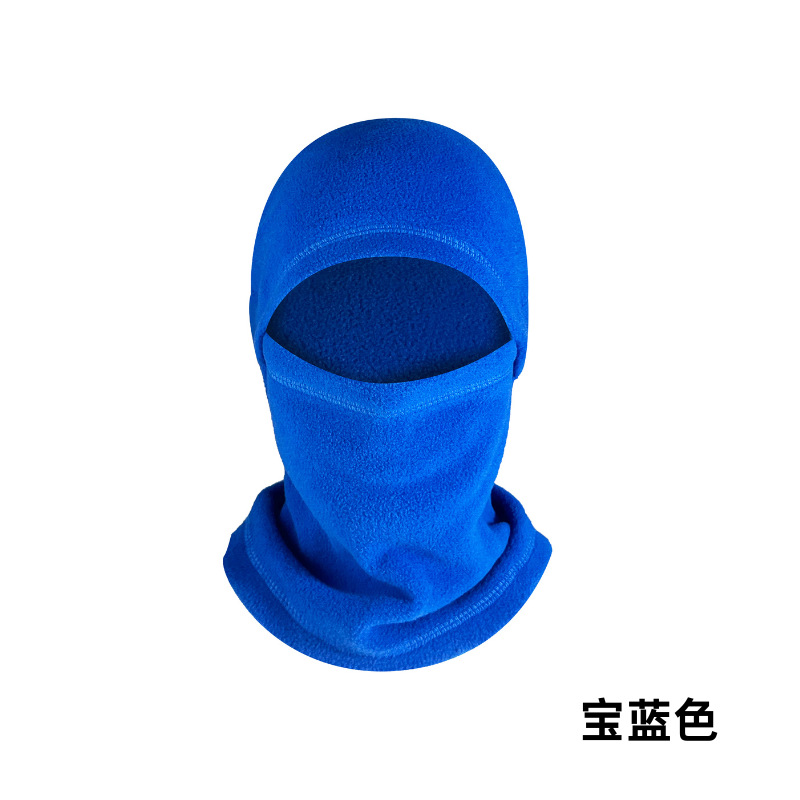 Invierno ciclismo máscara caliente cubierta de cuello multifuncional sombrero de esquí cubierta de cabeza de pelusa agitada con cubierta de pelusa cubierta de cuello