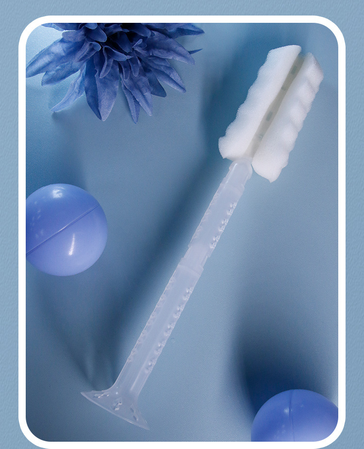 Sponge Cleaning Stick for Adult Wellness Devices, Super Soft Portable Cleaning Tool, White — detail image 10