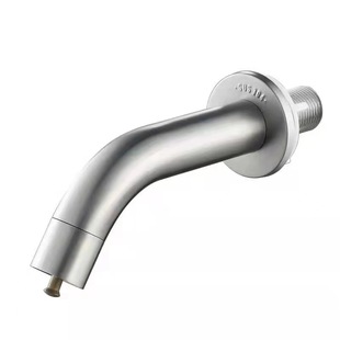 304 brushed stainless steel new full touch single cold basin faucet convenient water saving simple installation engineering factory