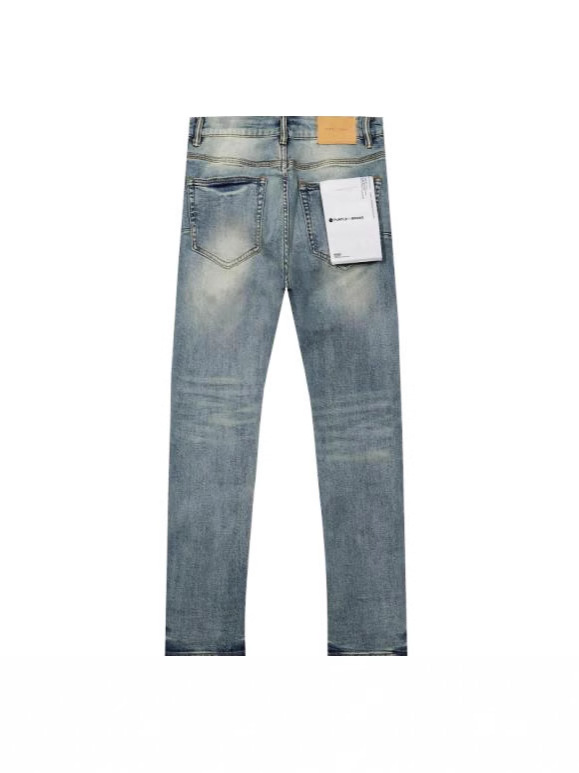Purp * jeans para hombres agujeros de moda masculinos de otoño nuevos pantalones coreanos delgados piernas delgadas de otoño nuevos productos
