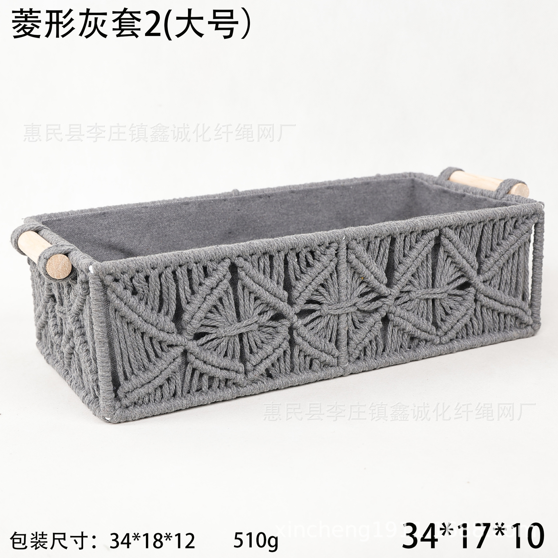 Amazon caja de almacenamiento tejida a mano caja de almacenamiento cuerda de algodón borla papel higiénico de escritorio caja de almacenamiento de objetos pequeños