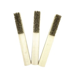 6X16 copper-plated literary brush polishing walnut bodhi wire brush literary brush