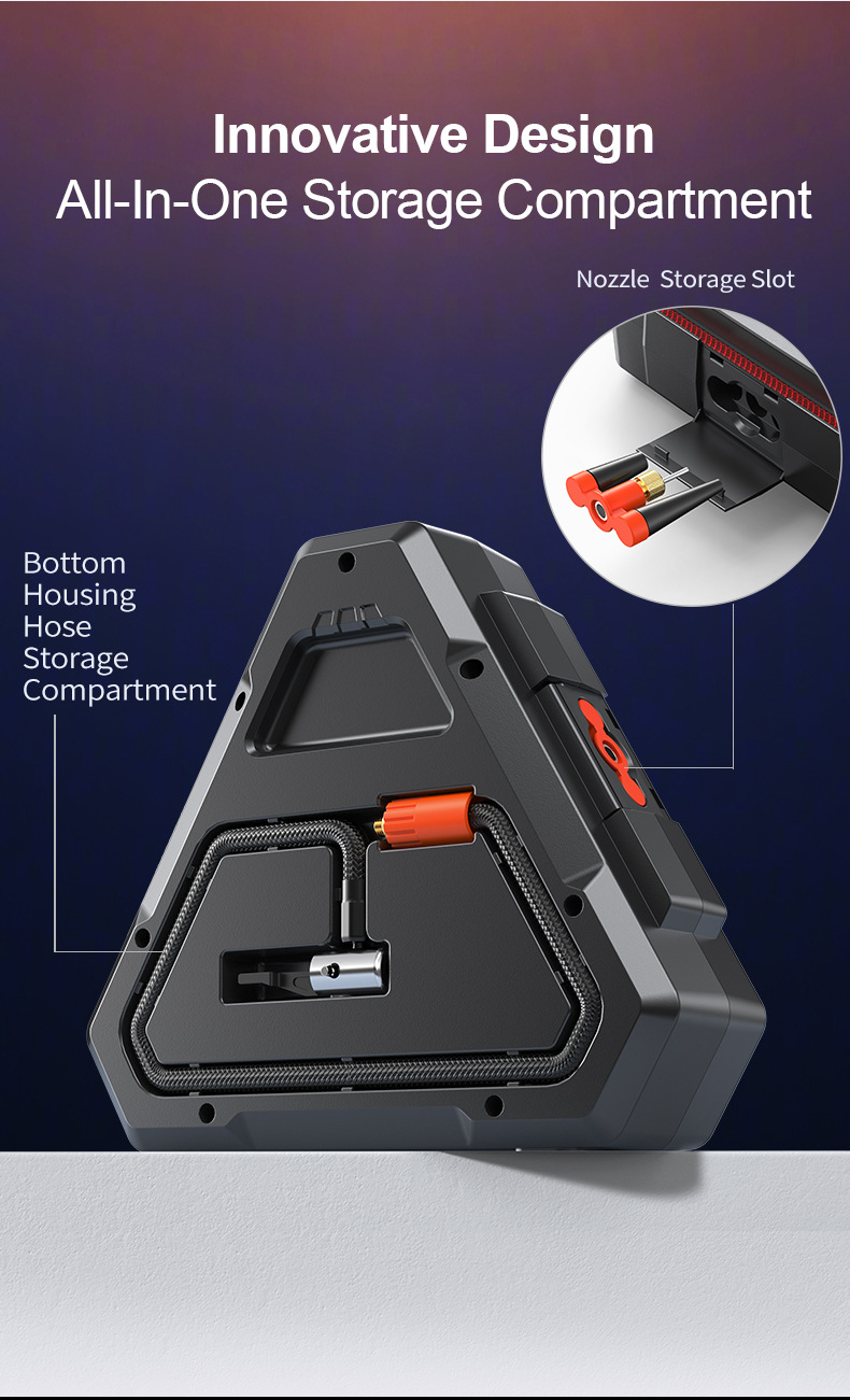[N15] Cross-Border Car Emergency Starting Power Supply and Air Pump All-In-One Portable Battery Jump Starter