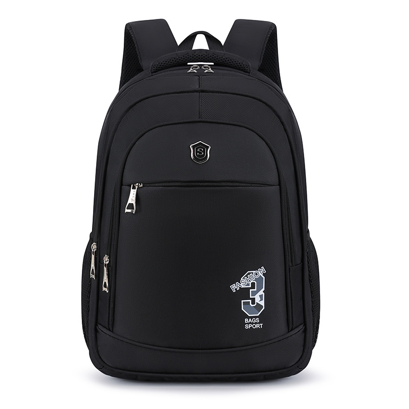 Mochila transfronteriza para hombres nuevos, mochila para computadora de negocios, desplazamientos al aire libre, estudiantes de secundaria de gran capacidad, reducción de carga, mochila