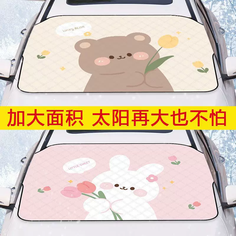 Windproof glass cartoon cute summer protecting mask, sun protection