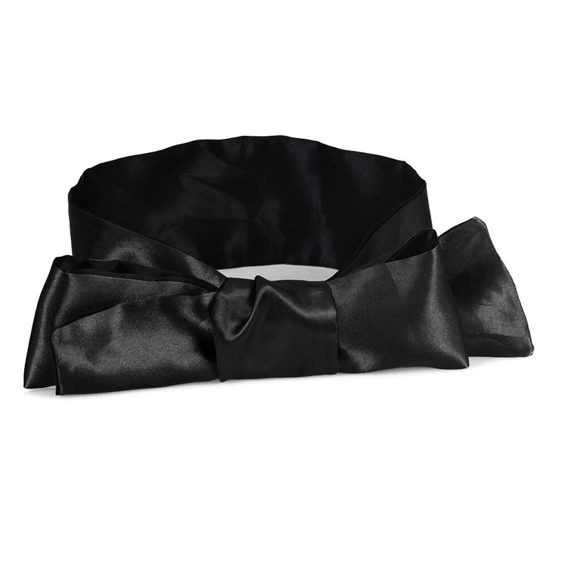 SM seda juegos sexuales de cinta de cinta de sombreado colorido máscaras de ojos de mano ligada coqueteo accesorios de seda image 8