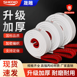 Sheng Diao Lifting Sling Driving Sling Engineering Lifting Sling 10 Tons 3 Tons 5t Industrial Lifting Cloth Sling 2t