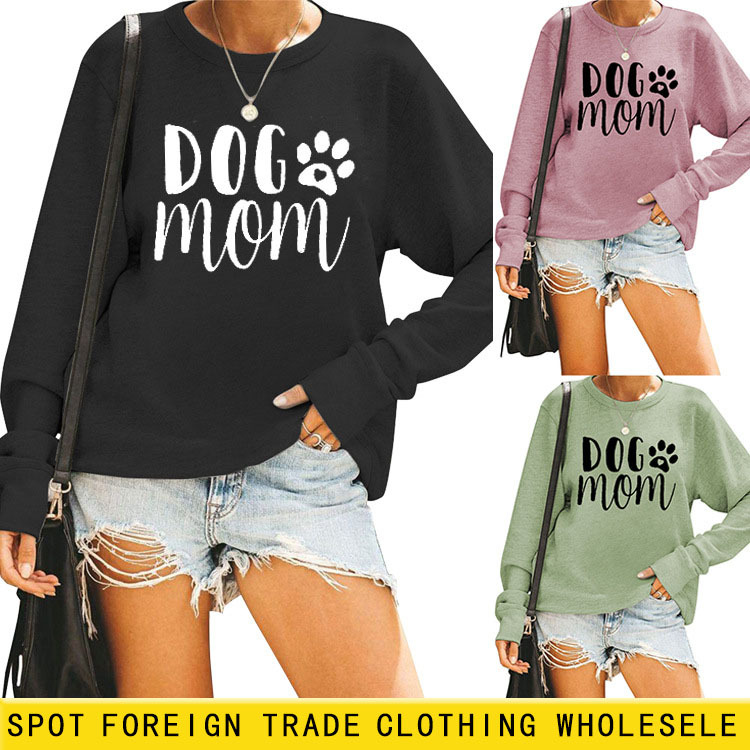 New Pullover Alphabet Round Neck Pullover Sweater