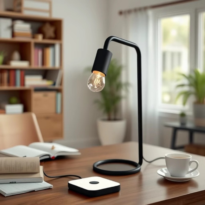 Lámparas de escritorio retro de estilo industrial americano metal negro cabecera de cama lámpara de escritorio dormitorio simple estudio de hotel pequeña lámpara de escritorio