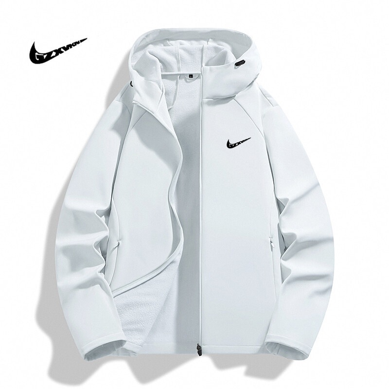 Men's softshell jacket, loose casual hooded coat, spring and autumn outdoor hiking workwear jacket Men's softshell jacket, loose casual hooded coat, spring and autumn outdoor hiking workwear jacket
