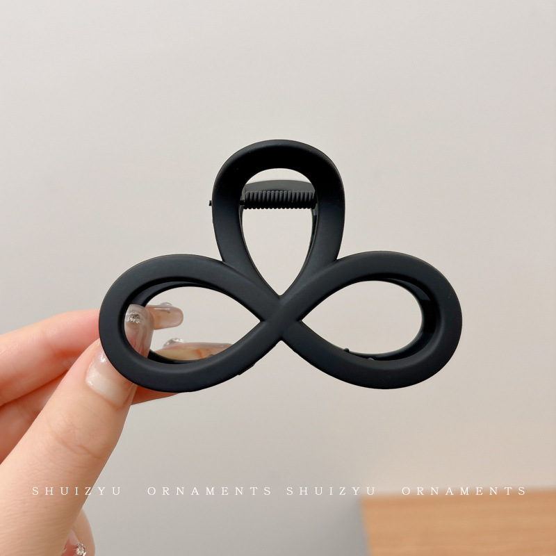 Gran volumen de cabello, horquilla larga, sentido avanzado femenino 2025 nuevo clip de agarre completo, clip de tiburón, tocado, horquilla