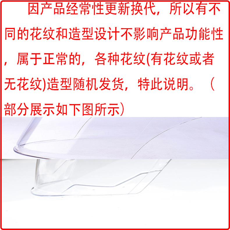 Electric Motorcycle Helmet Lens Shatter-resistant Summer Half Helmet Sunscreen Universal Transparent Helmet Windscreen Glass Surface