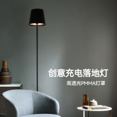 跨境美式落地灯客厅高级感极简卧室触摸落地式氛围灯台灯厂家直销