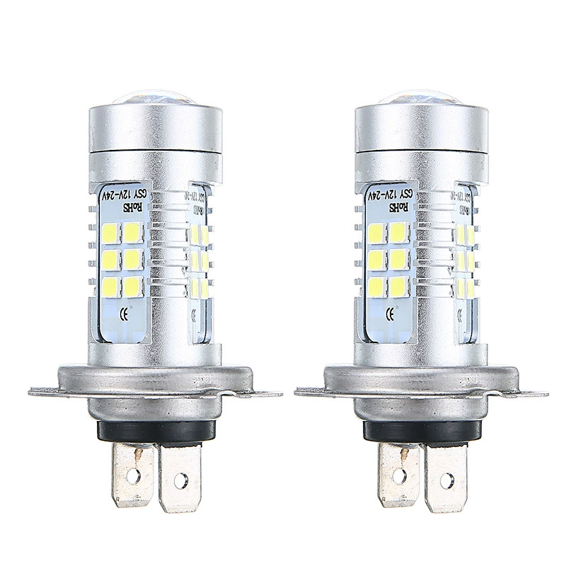 Auto LED fog light H7 21W 2835 21SMD LED front light light light fog light bulb