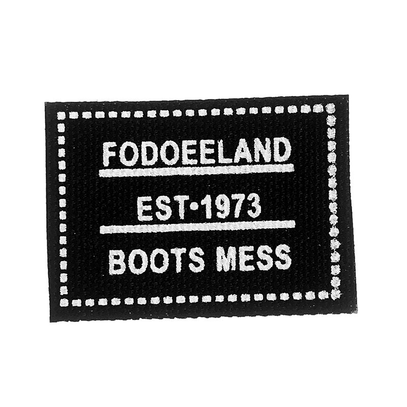 黑色补丁贴布贴手缝布标服装辅料衣服裤子鞋帽包包修补丁装饰配件