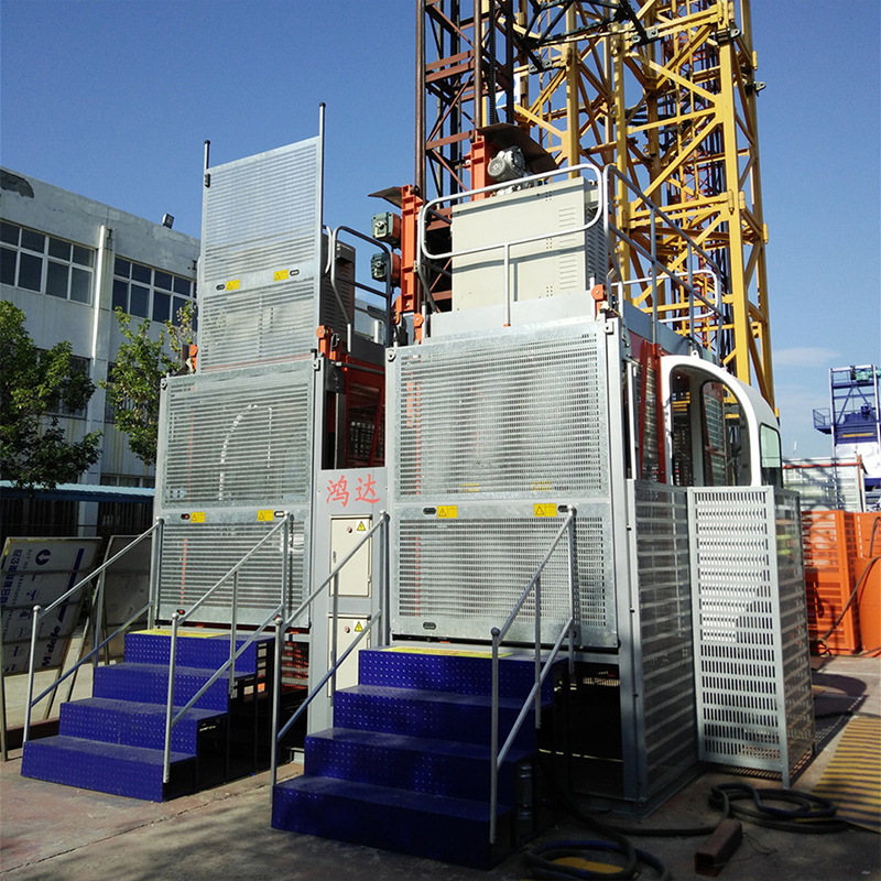 施工升降机 施工电梯 客货电梯 SC200/200施工升降机 双笼2吨电梯