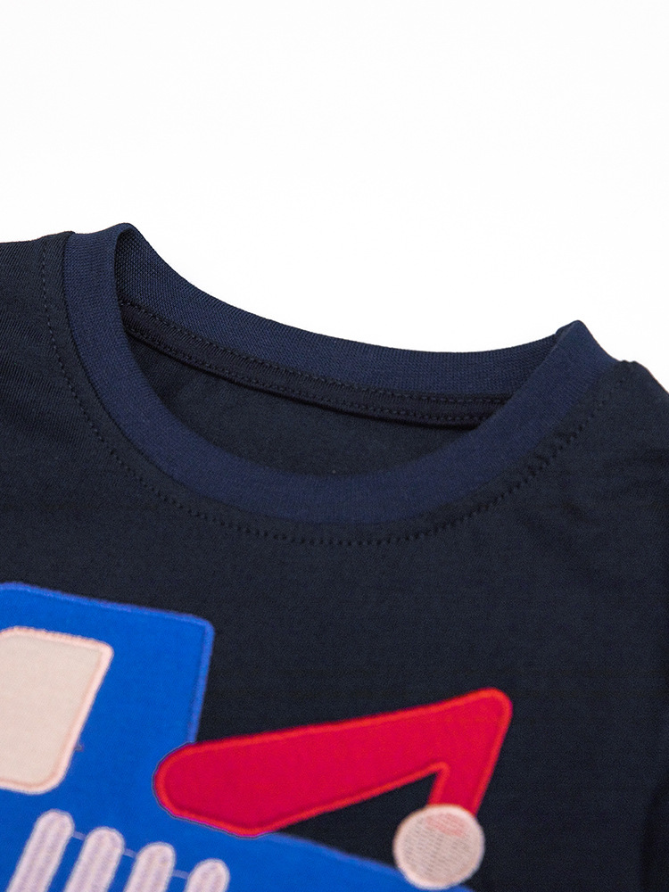 Malwee transfronterizo ropa de hogar infantil otoño invierno nuevo conjunto de niños europeos y estadounidenses cuello redondo manga larga guapo conjunto de dos piezas