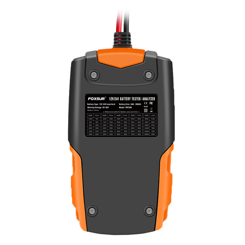 12V 24V Motorcycle Car Battery Tester Battery Analyzer CCA Battery Life Analyzer