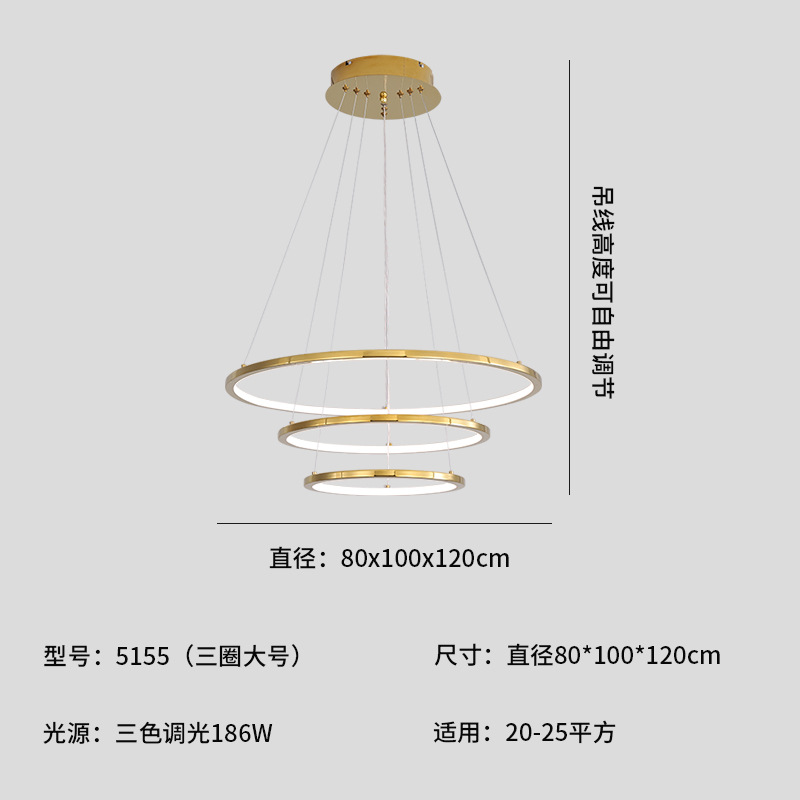 Moderno simplista nórdico dúplex lujoso hotel de lujo lujoso villa comedor de luces anillo sala de estar escalera candelabro hueco