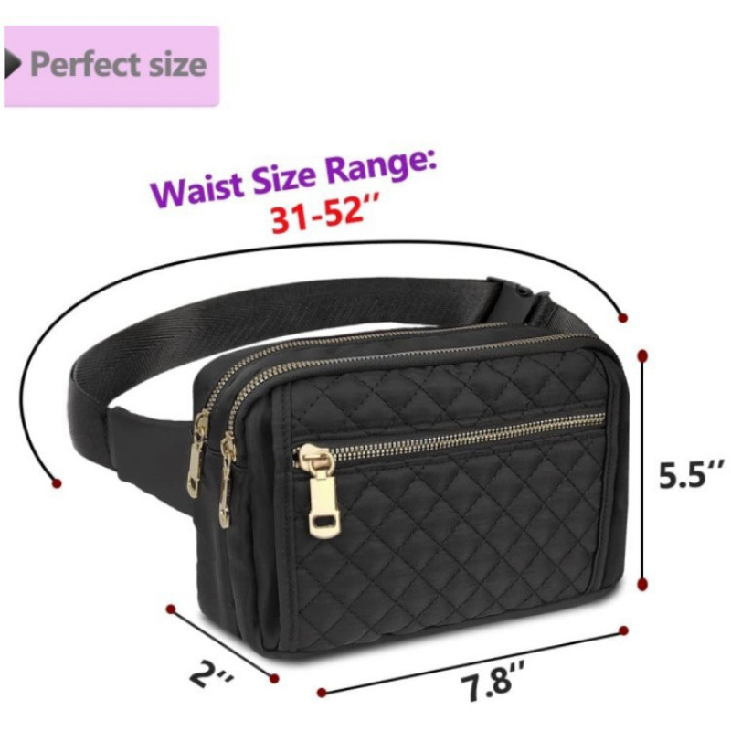 Bolsa de cintura, bolsa de cadera, adecuada para viajar, caminar, montar, correr, conveniente para llevar cualquier teléfono móvil