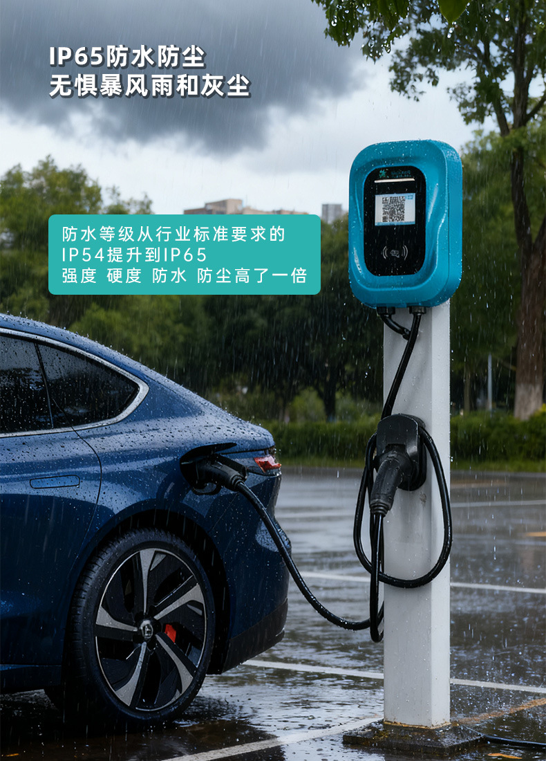 Ruihua Hurricane Horse Electric Vehicle Charging Station 7Kw Kilowatt New Energy Charging Station with Card and Qr Code Payment 4g for Home and Commercial Use 32A