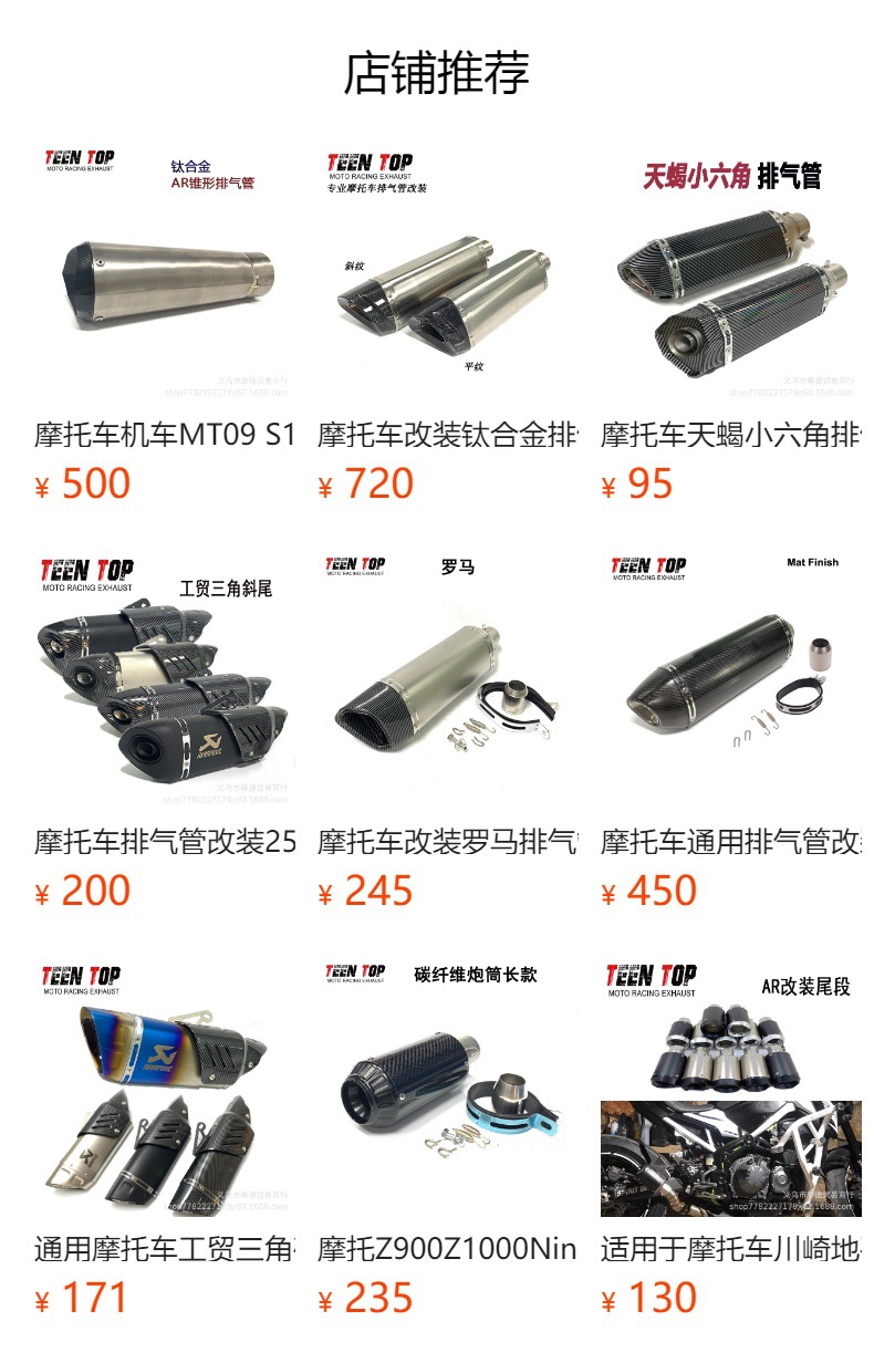 Suitable for Bmw F900R Motorcycle Exhaust Pipe F900Xr Front Section F900R Elbow Middle Section Exhaust Pipe
