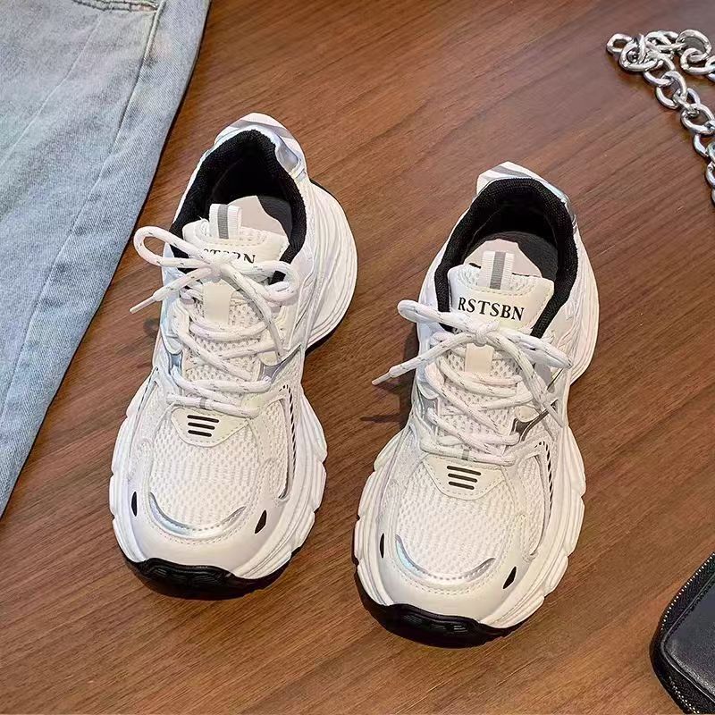 Zapatos deportivos para niñas, zapatos respirables para niños, primavera y otoño, 2026 nuevos zapatos para niños, zapatos casuales blancos