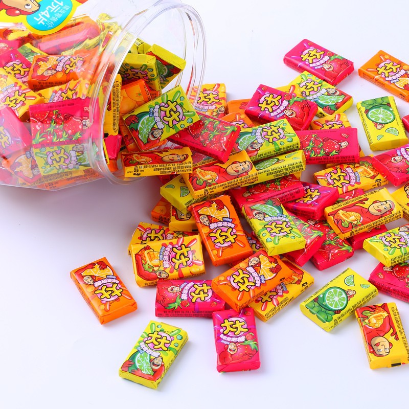 Large Bubble Gum in Bucket—Perfect Birthday Gift! Green Arrow Chewing Gum Wholesale, Fresh Breath Guaranteed—Official Flagship Store