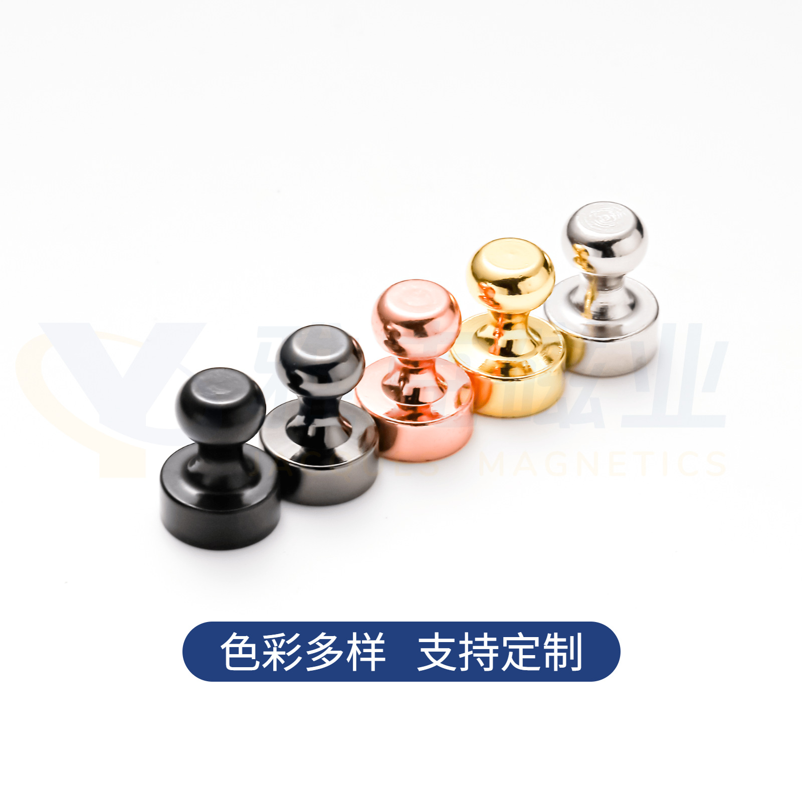 Imanes metálicos tipo chincheta, para pizarras, nevera o manualidades