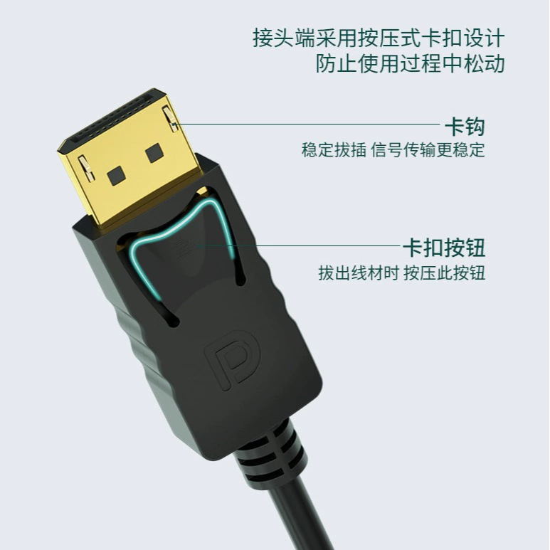 DP на HDMI поворотное соединение 4K 1,8 метров кабель передачи изображений компьютерное соединение большого DP на HDMI кабель