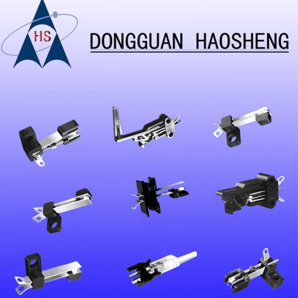 【现货批售】二脚叶片开关带固定孔位 二片触摸 绿色复位限位开关