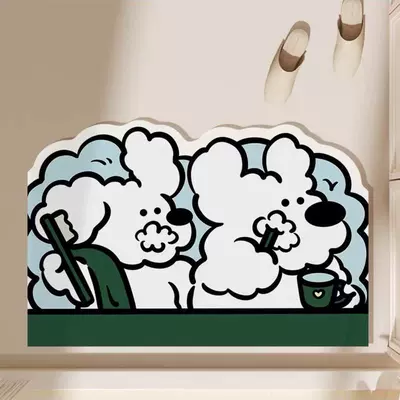 Avtomobil döşəmə paspasları – Water-Absorbent Soft Diatom Mud Floor - puppy-4060cm-upgraded-diatom-mud