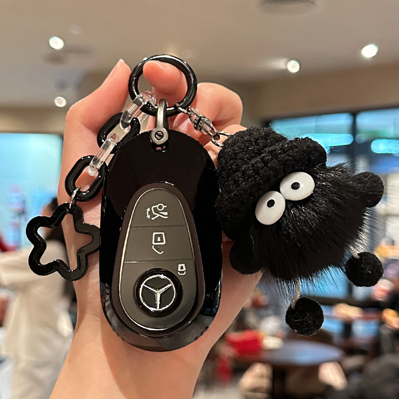 메르세데스-벤츠 C [투명 블랙] 블랙 플러시 스타 체인